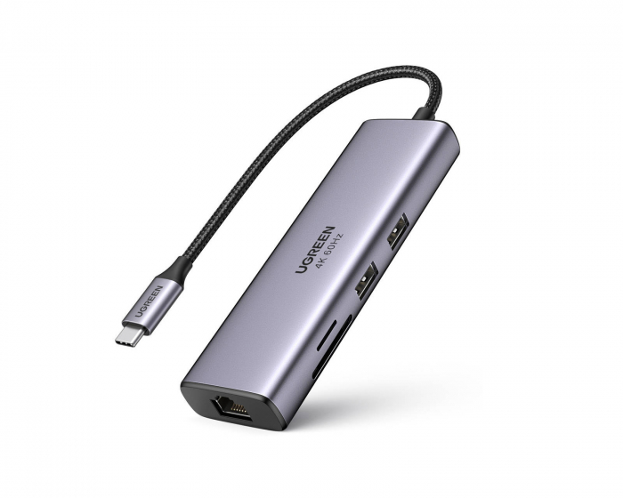 UGREEN Multifunktions USB-C Adapter mit Ethernet Interface