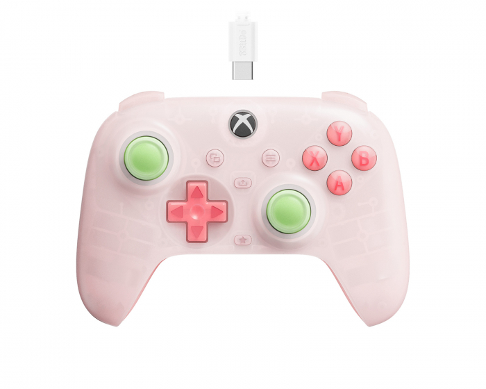 8Bitdo Ultimate Mini Wired Controller für Xbox - Clear Pink