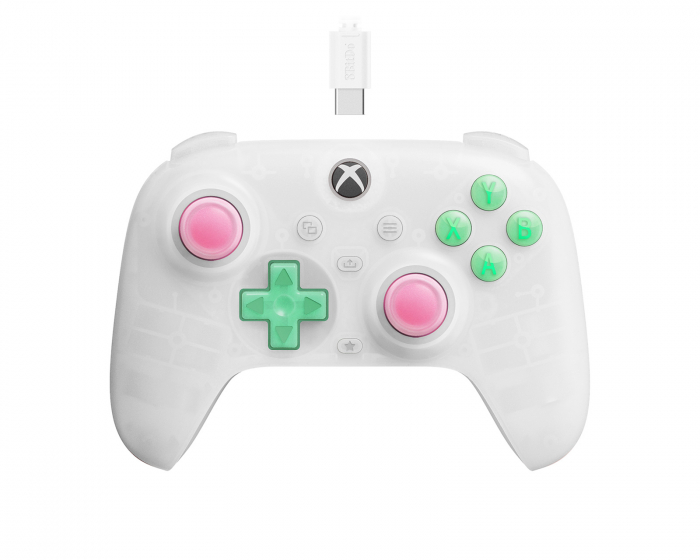 8Bitdo Ultimate Mini Wired Controller für Xbox - Clear White