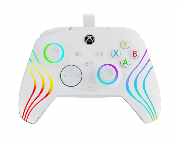 PDP Afterglow Wave Kabelgebundener Controller - Weiß (PC/Xbox)