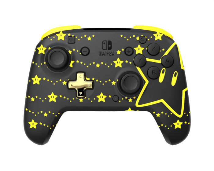 PDP Rematch Drahtloser Controller GLOW (Nintendo Switch) - Mario Stars