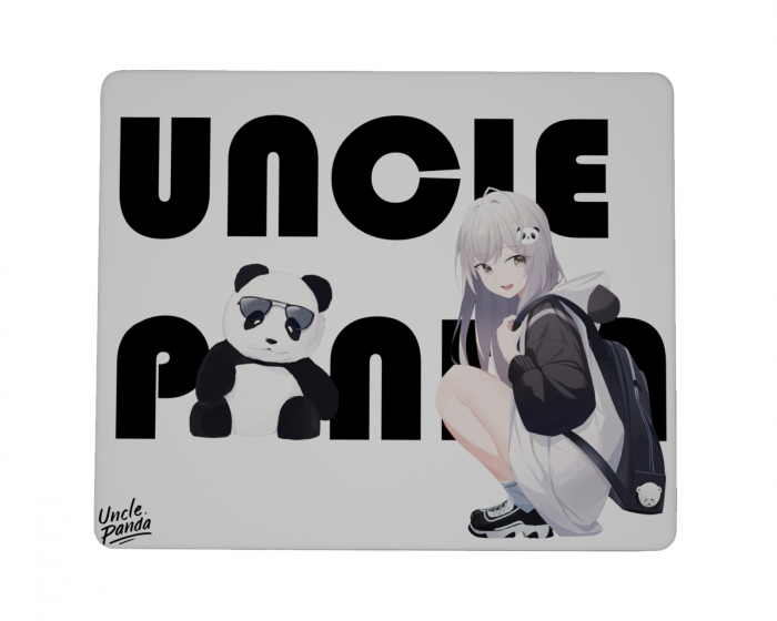 Uncle Panda Candy Girl Gaming-Mauspad - Weiß