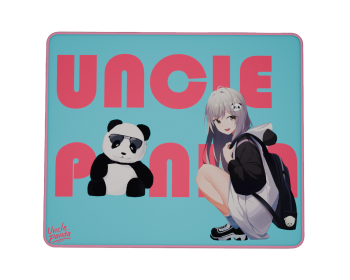 Uncle Panda Candy Girl Gaming-Mauspad - Blau/Rosa