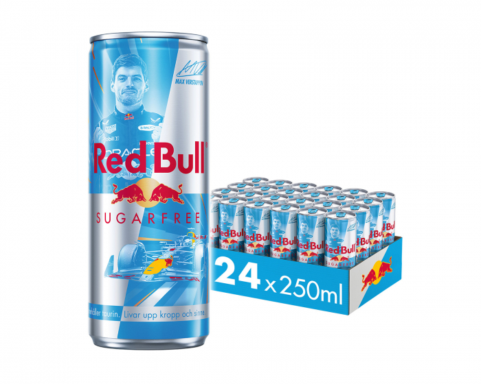 Red Bull Sugarfree Max Verstappen Edition 250ml - 24-Stück