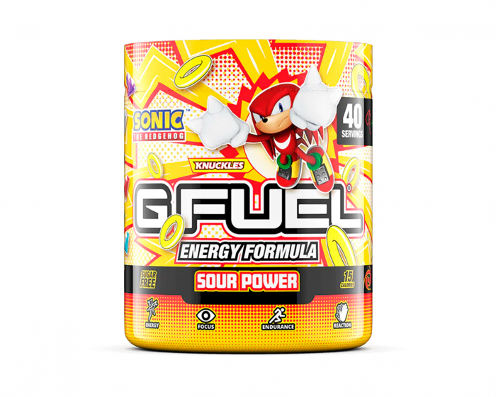 G FUEL Knuckles' Sour Power - 40 Portionen