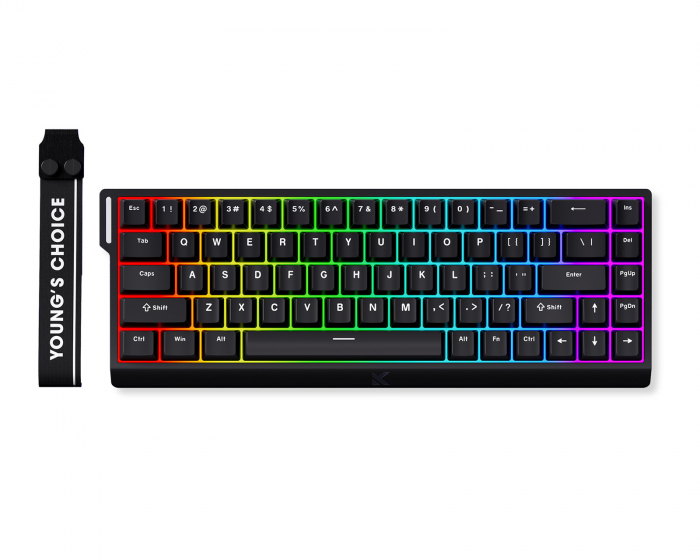 MCHOSE Ace 68 E-Sport ANSI Magnetic Switch Tastatur - Schwarz