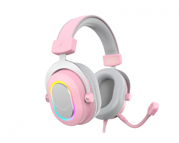 Fifine H6 USB 7.1 Gaming-Headset RGB - Rosa (DEMO)