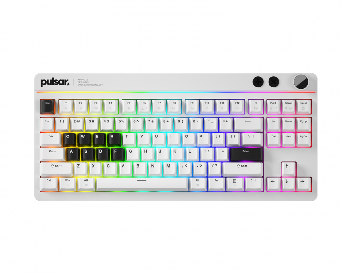 Pulsar Xboard QS First Edition Mechanische Tastatur - Weiß (DEMO)