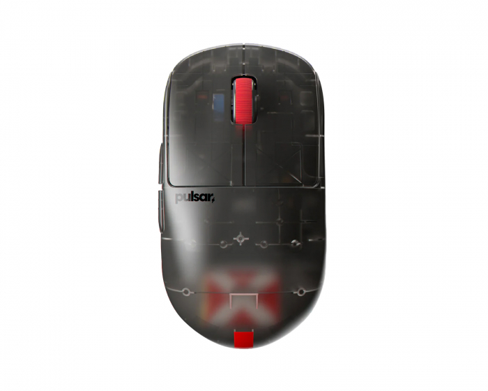 Pulsar X2-H High Hump Kabellose Gaming-Maus - Mini - Clear Black - Limited Edition (DEMO)