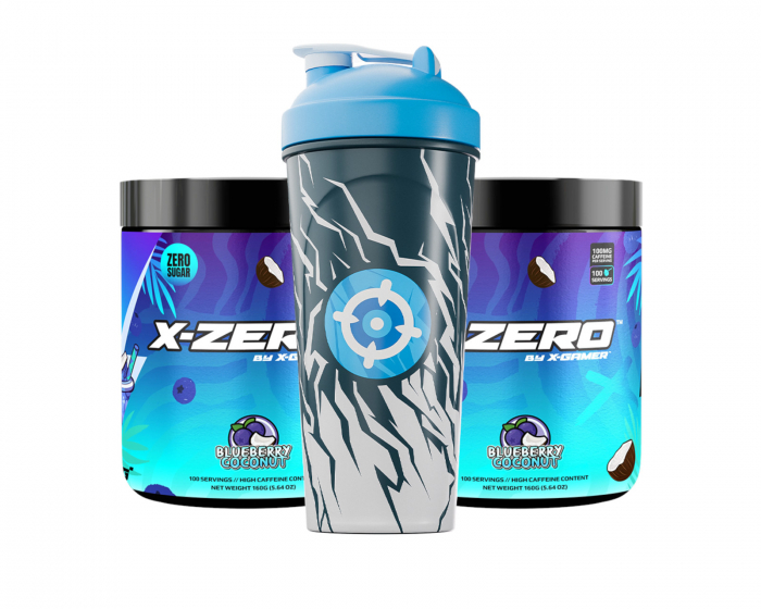 X-Gamer X-Zero Blueberry & Coconut - 2 x 100 Portionen