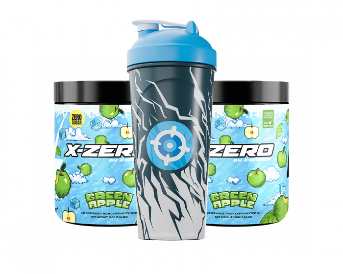 X-Gamer X-Zero Green Apple - 2 x 100 Portionen