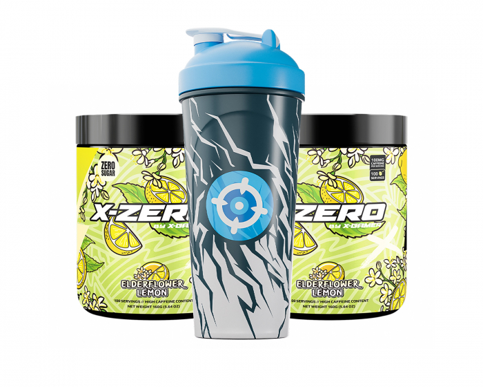 X-Gamer X-Zero Elderflower Lemon - 2 x 100 Portionen