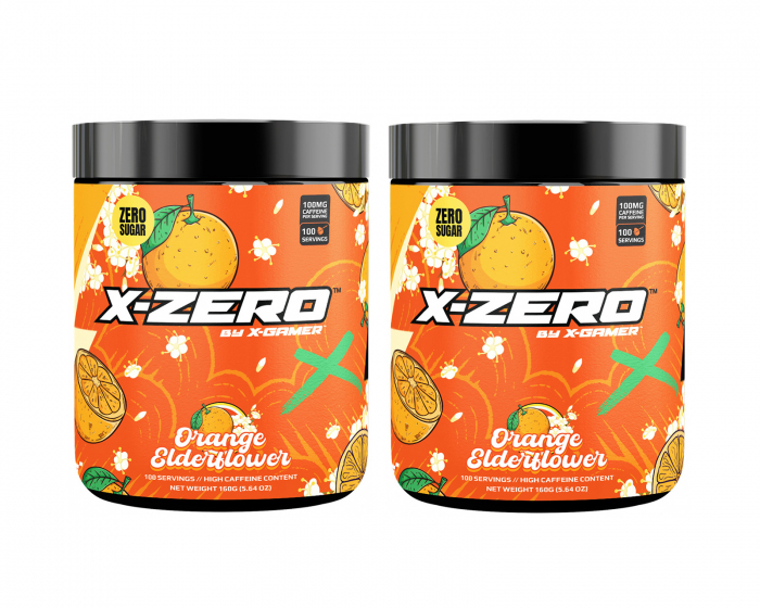 X-Gamer X-Zero Orange Elderflower - 2 x 100 Portionen