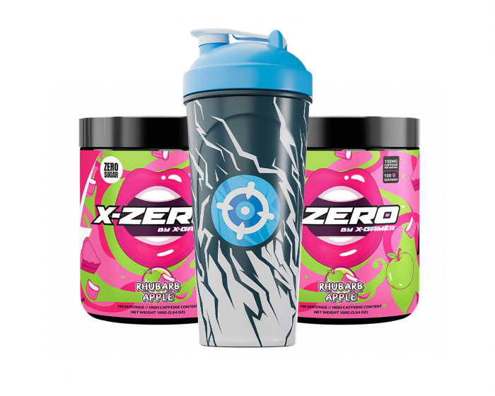 X-Gamer X-Zero Rhubarb Apple - 2 x 100 Portionen