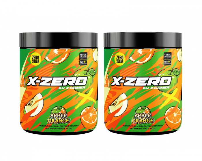 X-Gamer X-Zero Apple Orange - 2 x 100 Portionen