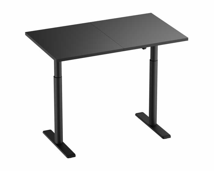 MaxMount Schreibtisch Elektrisch Höhenverstellbar 120 x70 cm - Schwarz