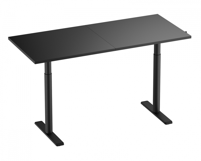 MaxMount Schreibtisch Höhenverstellbar 1600x700mm - Schwarz