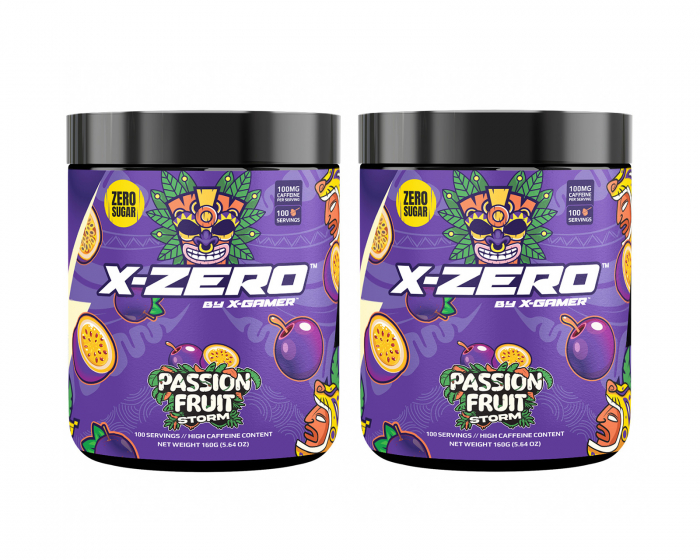 X-Gamer X-Zero Passion Fruit Storm - 2 x 100 Portionen