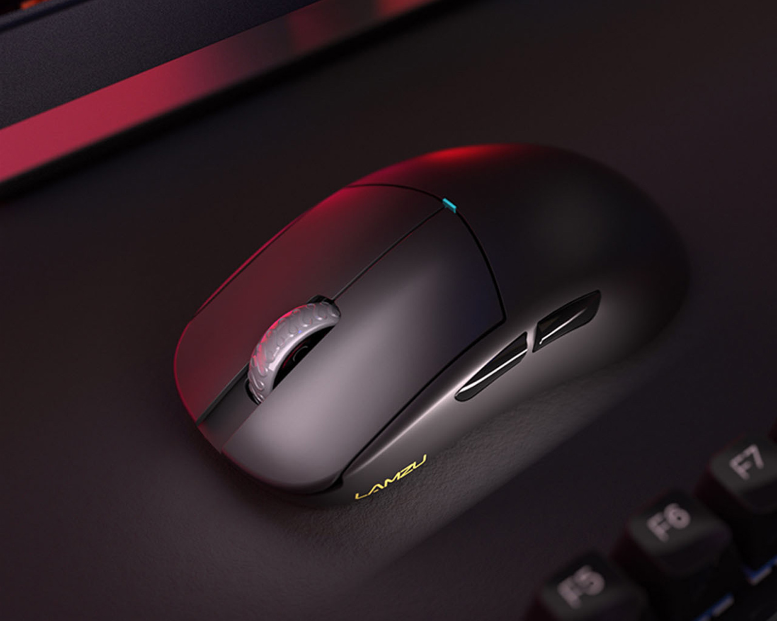 Lamzu Atlantis OG V2 4K Wireless Superlight Gaming Maus - Charcoal Black